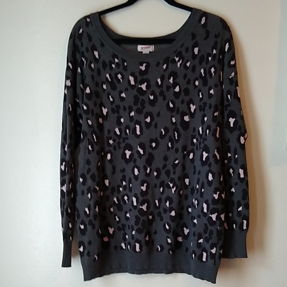Cheetah Print Sweater